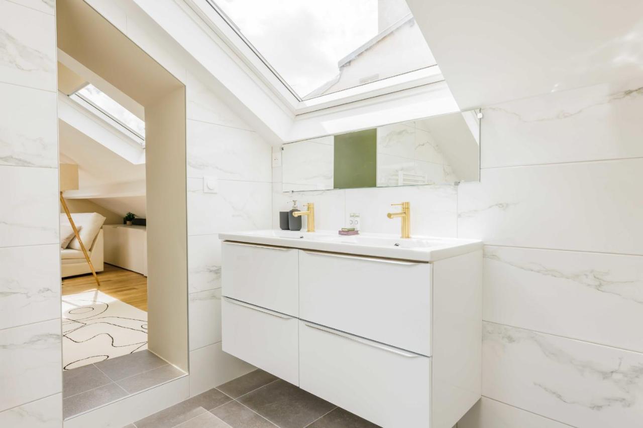Charming Appart Duplex 7P2Br Le Marais Appartement Parijs Buitenkant foto