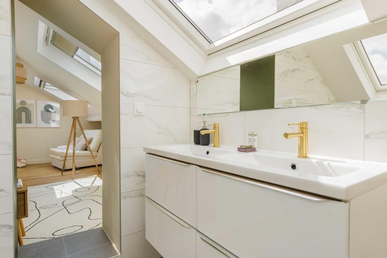 Charming Appart Duplex 7P2Br Le Marais Appartement Parijs Buitenkant foto